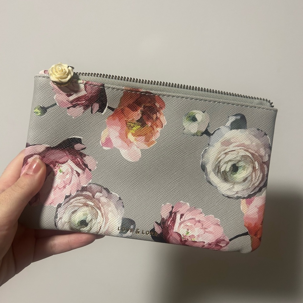 love & lore floral pouch